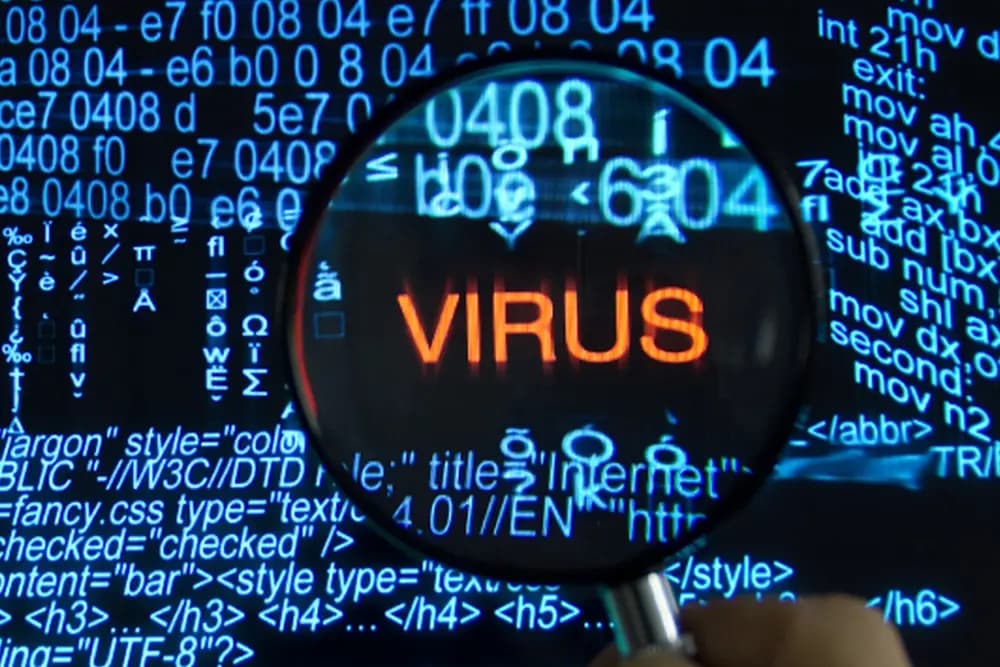 Virus and spyware cleanup running on a Jormis workstation